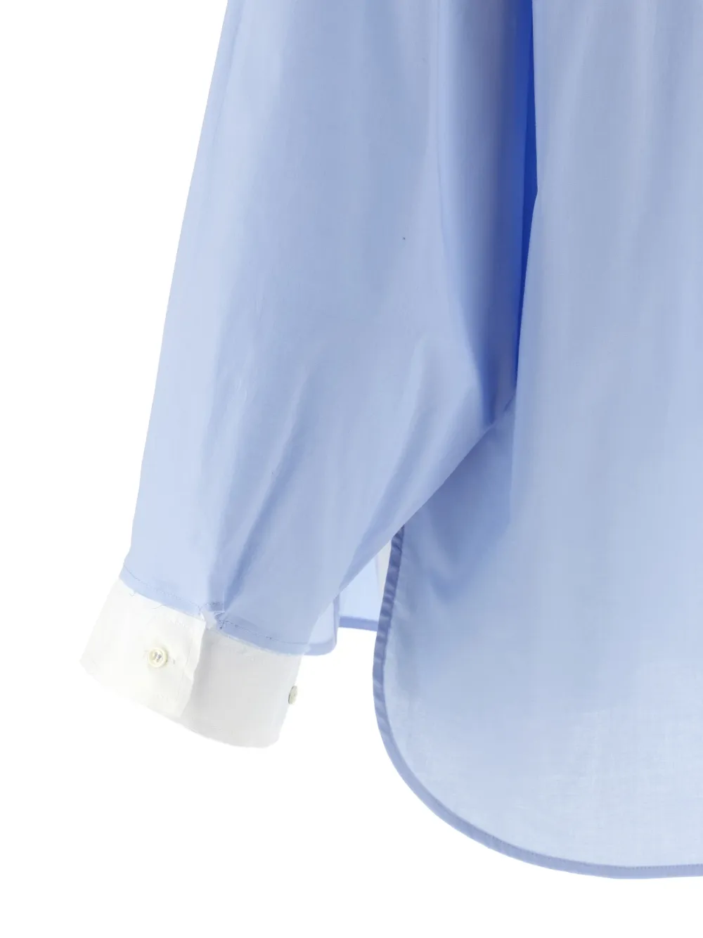  Jejia Crazy Smoking Plissée Shirt - Blue 