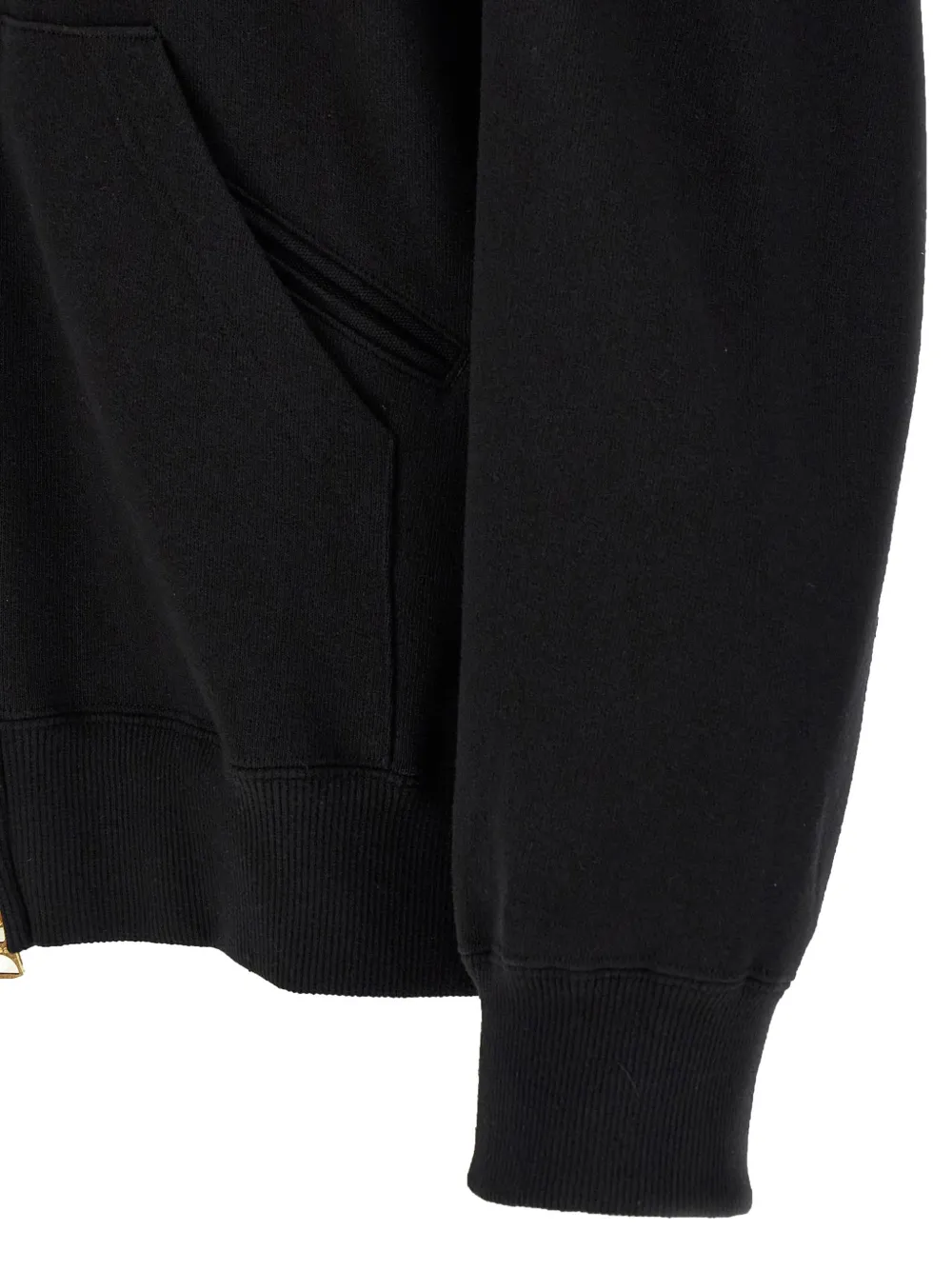 sacai x Carhartt WIP hoodie met logopatch en rits Zwart