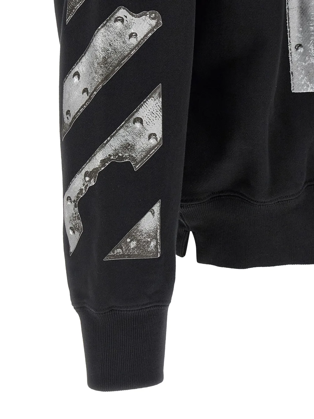 Off-White Arrow Skate hoodie met logo Zwart