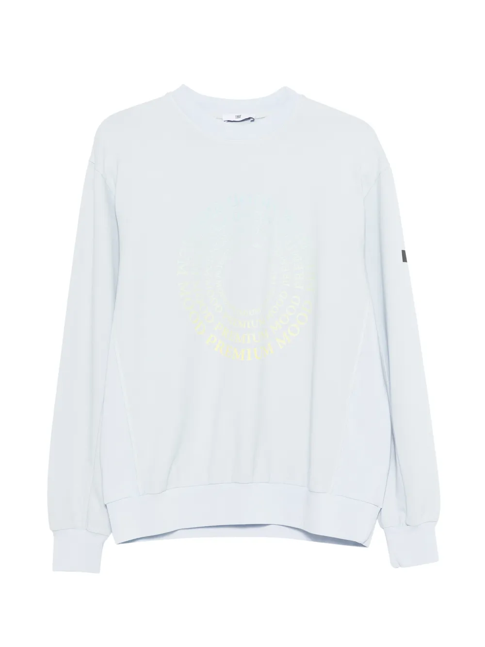 P.m.d.s Eddy Print Crew-neck Sweatshirt In Blue