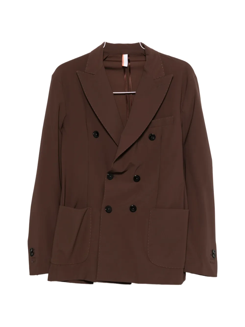 PMDS Eritea double-breasted blazer - Marrone