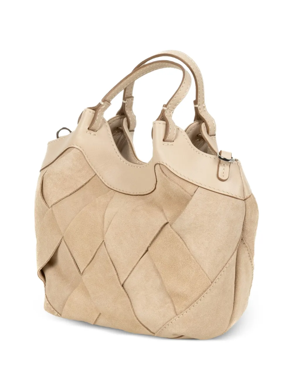  Gianni Chiarini Woven Top-handle Clutch Bag - Neutrals 