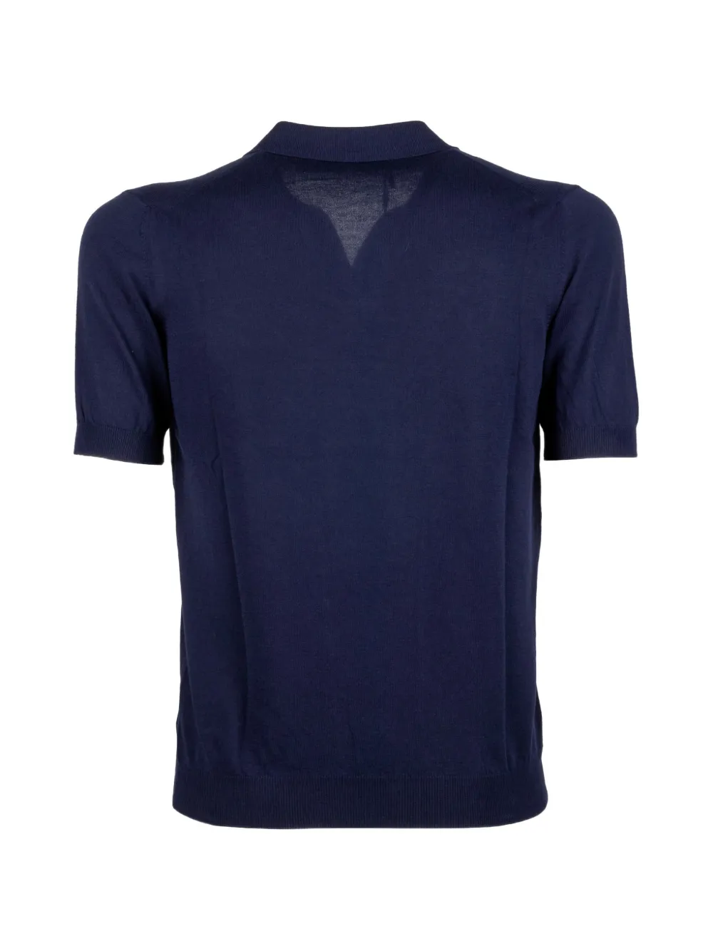 Tagliatore Gebreid T-shirt Blauw