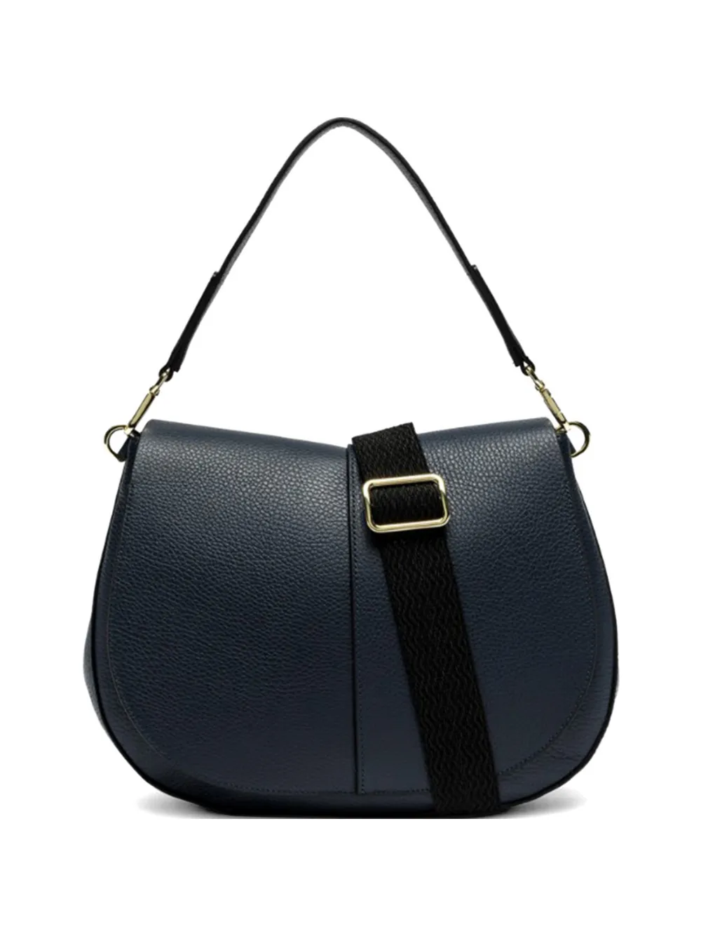 GIANNI CHIARINI Helenea Round buckle strap shoulder bag - Blu