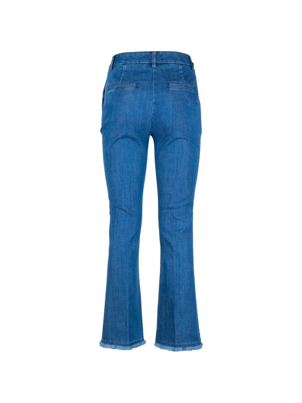  Via Masini 80 Frayed Trousers - Blue 