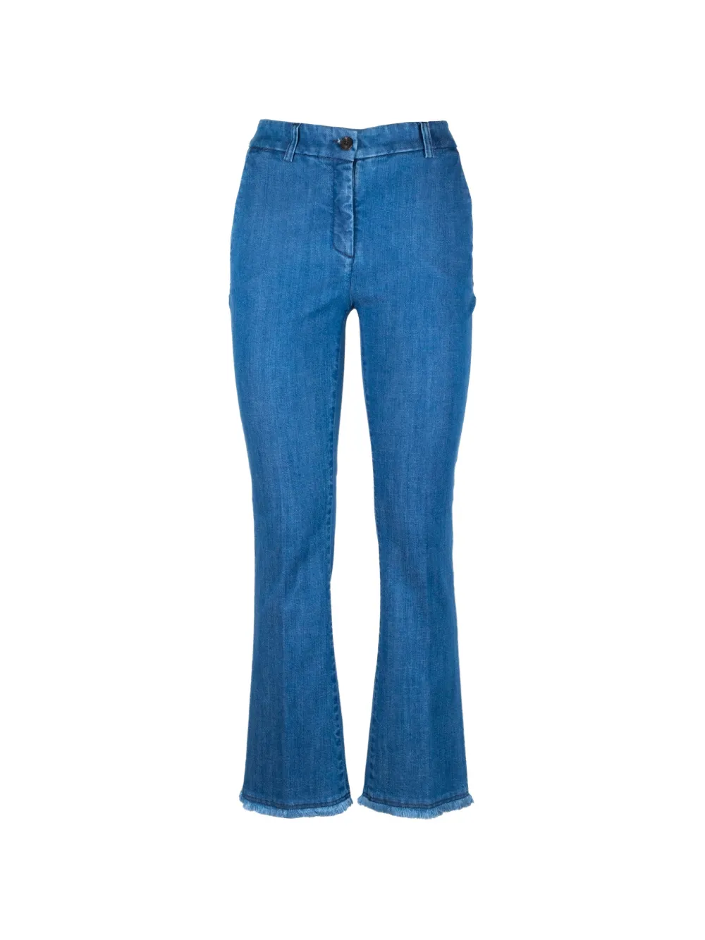 Via Masini 80 frayed trousers - Blau
