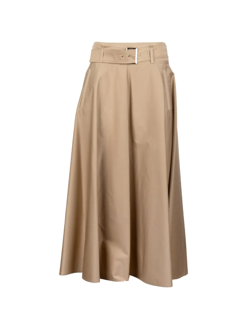 Marella belted maxi skirt - Toni neutri