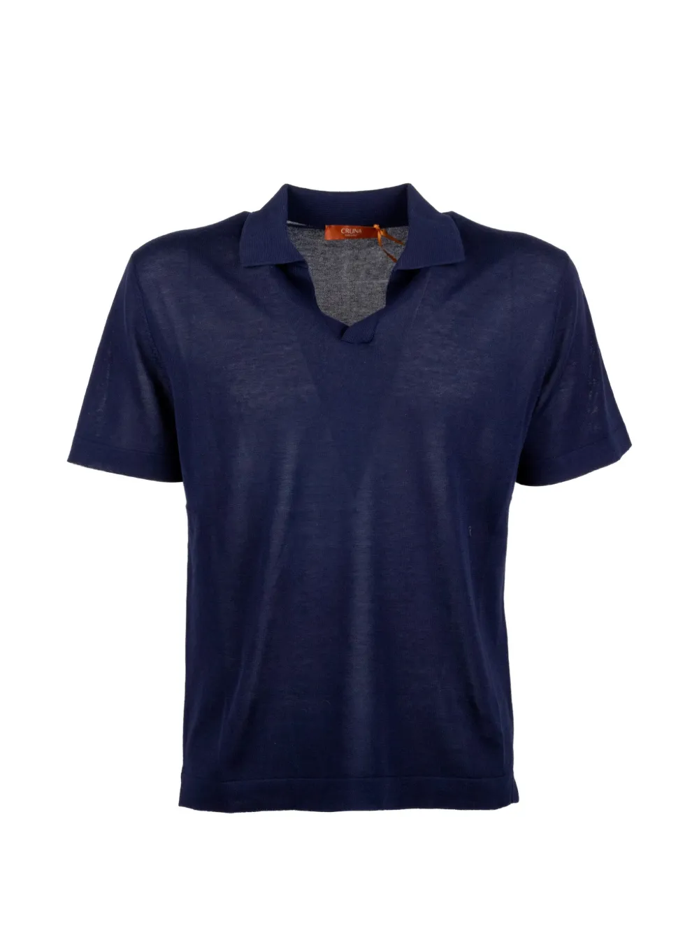 Cruna Levante V-neck polo shirt - Blu