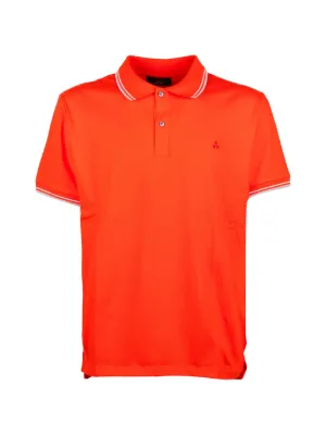 Moncler Camisa Polo Mangas Curtas Com Zíper | Vermelho | FARFETCH BR