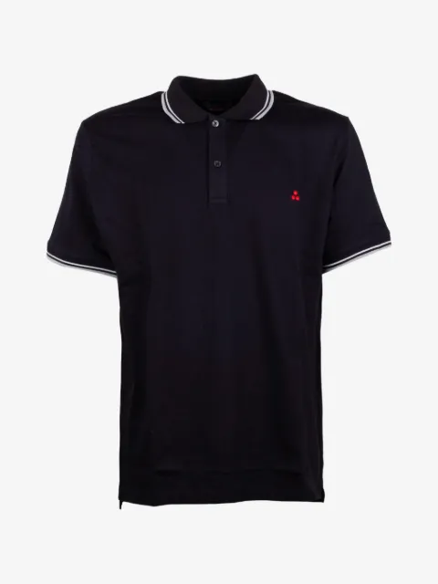 Peuterey playera tipo polo con ribetes en contraste