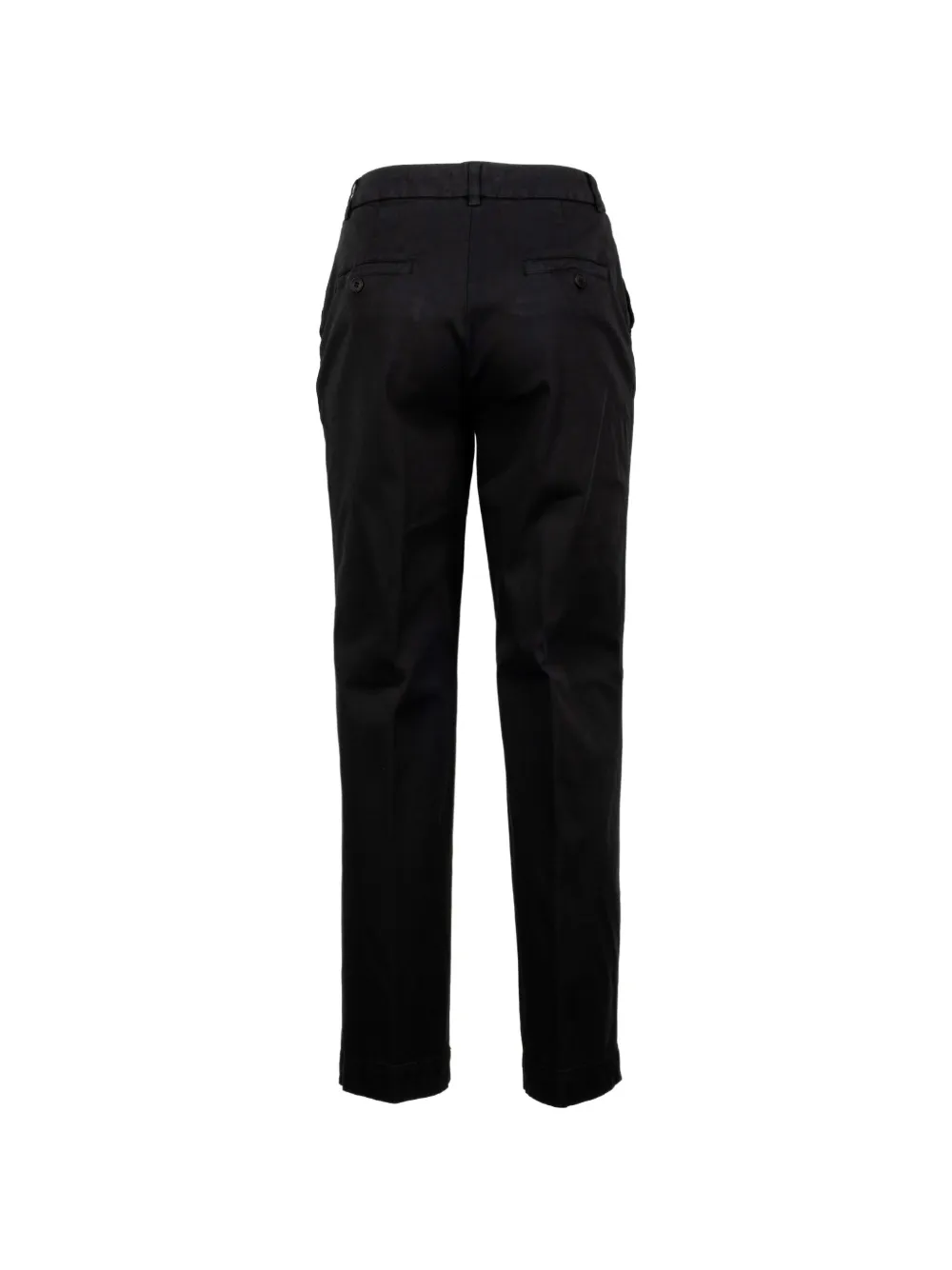  Via Masini 80 Buttoned Trousers - Black 