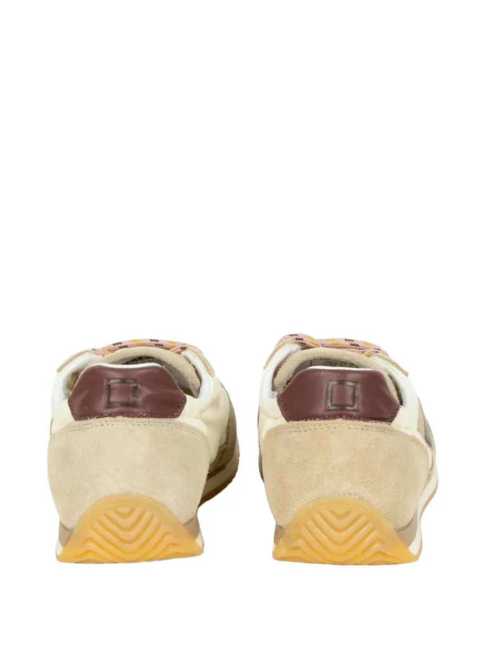 D.A.T.E. suede panelled sneakers Beige