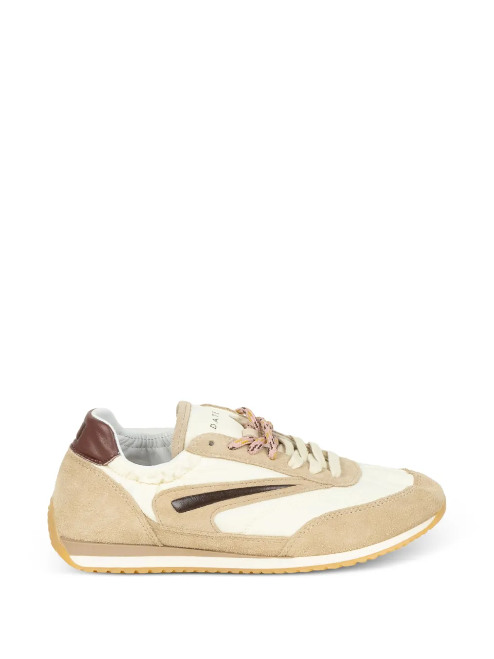 D.A.T.E. suede panelled sneakers Beige