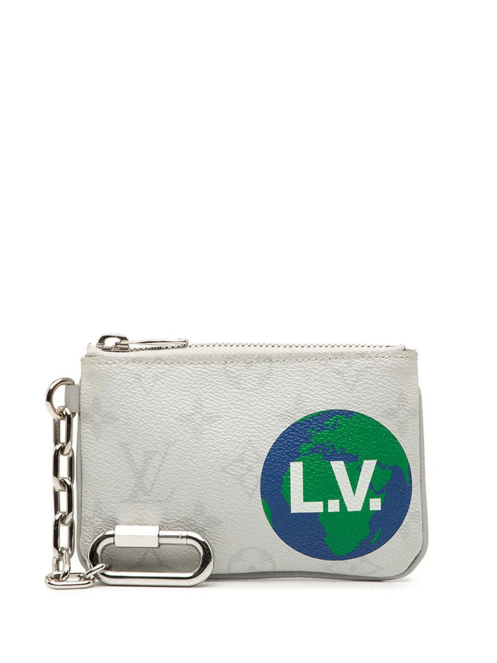 Louis Vuitton Pre-Owned 2019 Monogram Zip coin pouch - Bianco