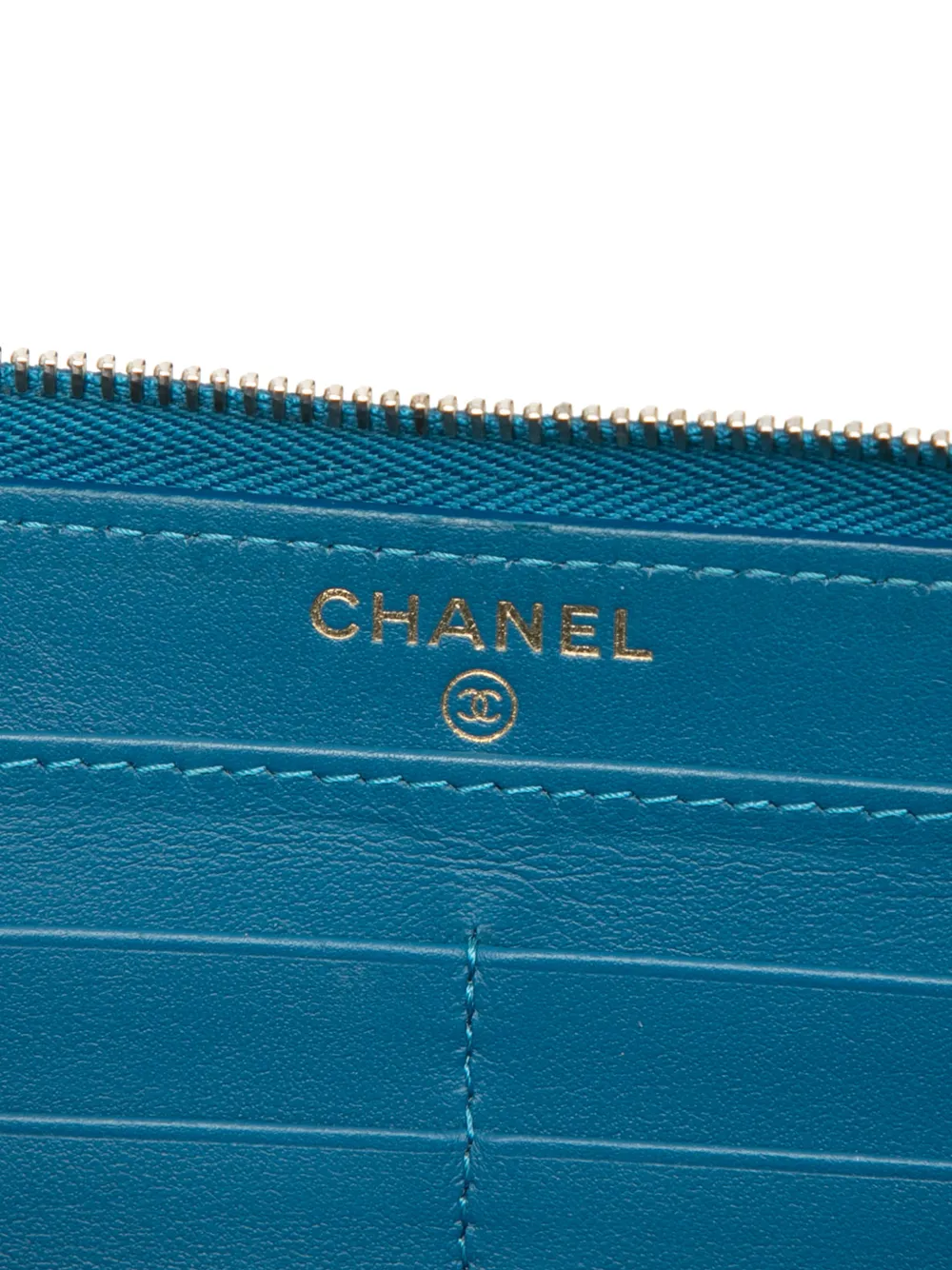 2020 Cc Quilted Caviar Zip Around Wallet Long Wallets