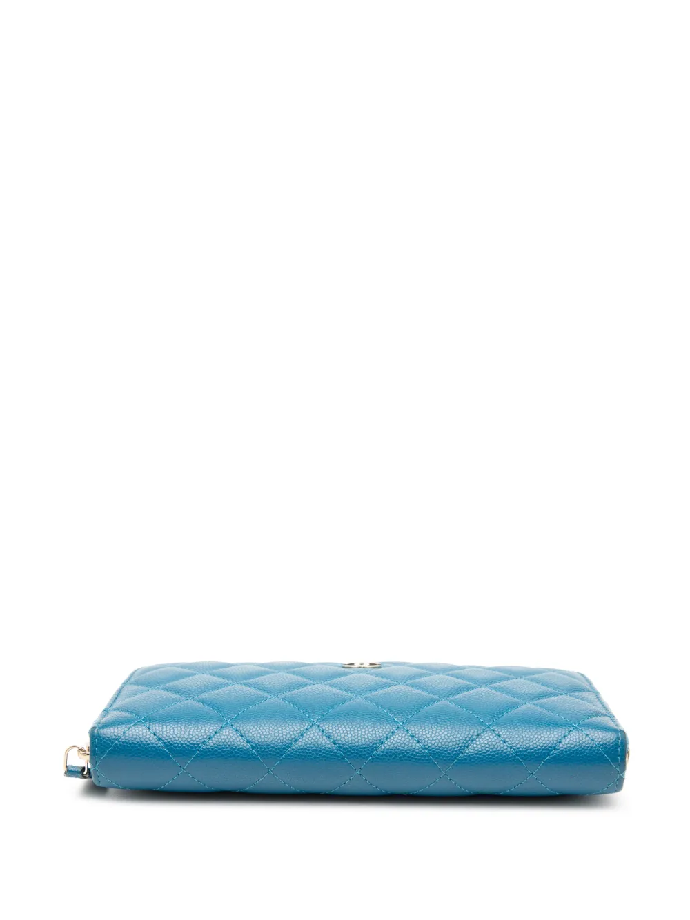 2020 Cc Quilted Caviar Zip Around Wallet Long Wallets