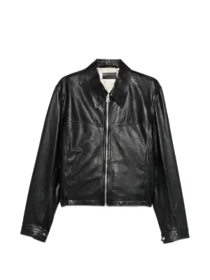 Rick Owens レザージャケット | ブラック | FARFETCH JP