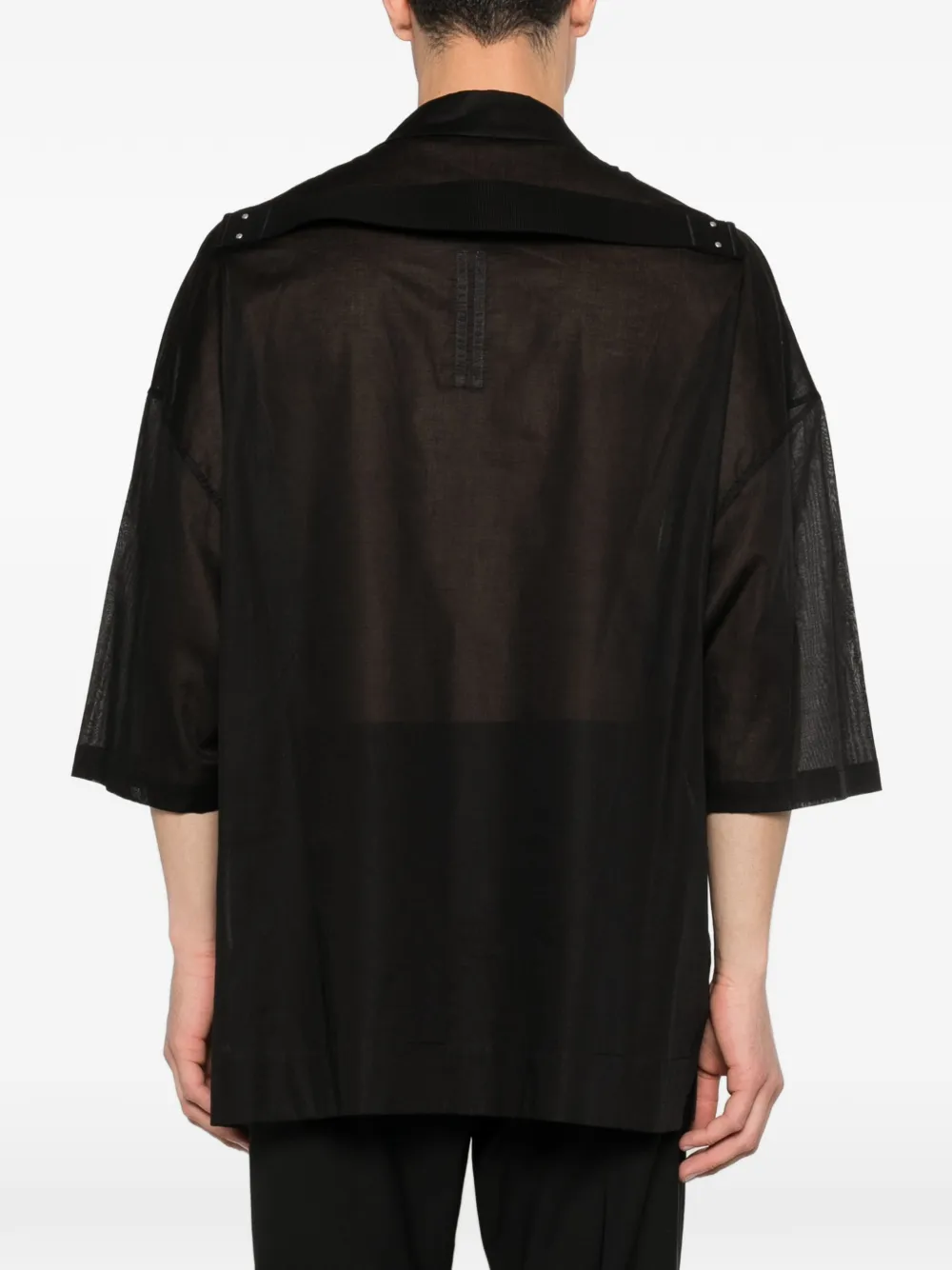 Rick Owens Overhemd met borstzak Zwart