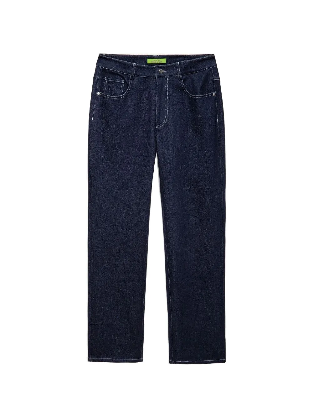 Shanghai Tang embroidery jeans - Blu