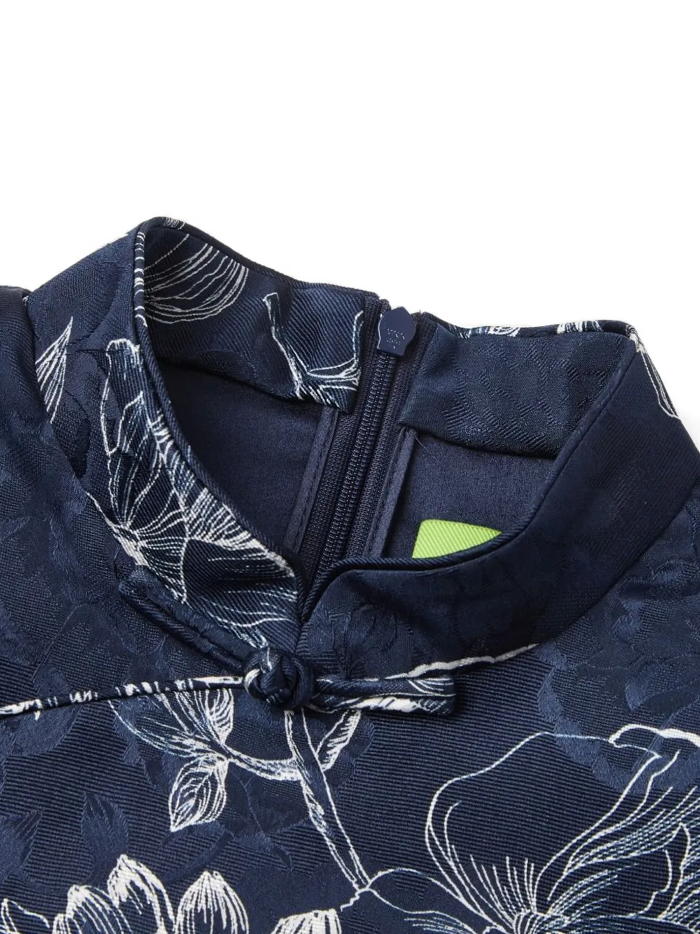 Shanghai Tang Jurk met bloemenprint Blauw