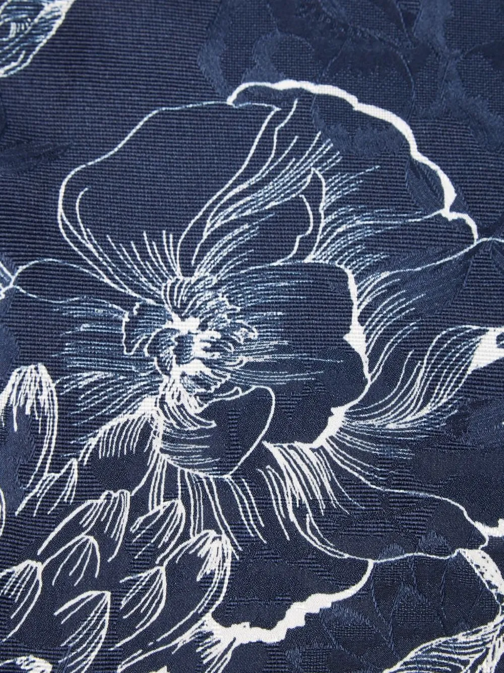 Shanghai Tang Jurk met bloemenprint Blauw