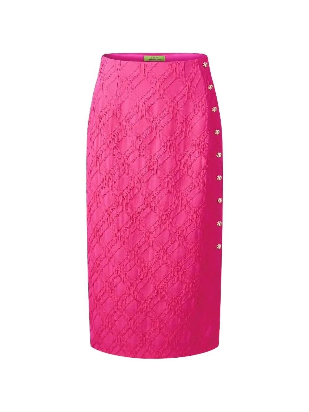 Shanghai Tang flower button skirt - Rosa