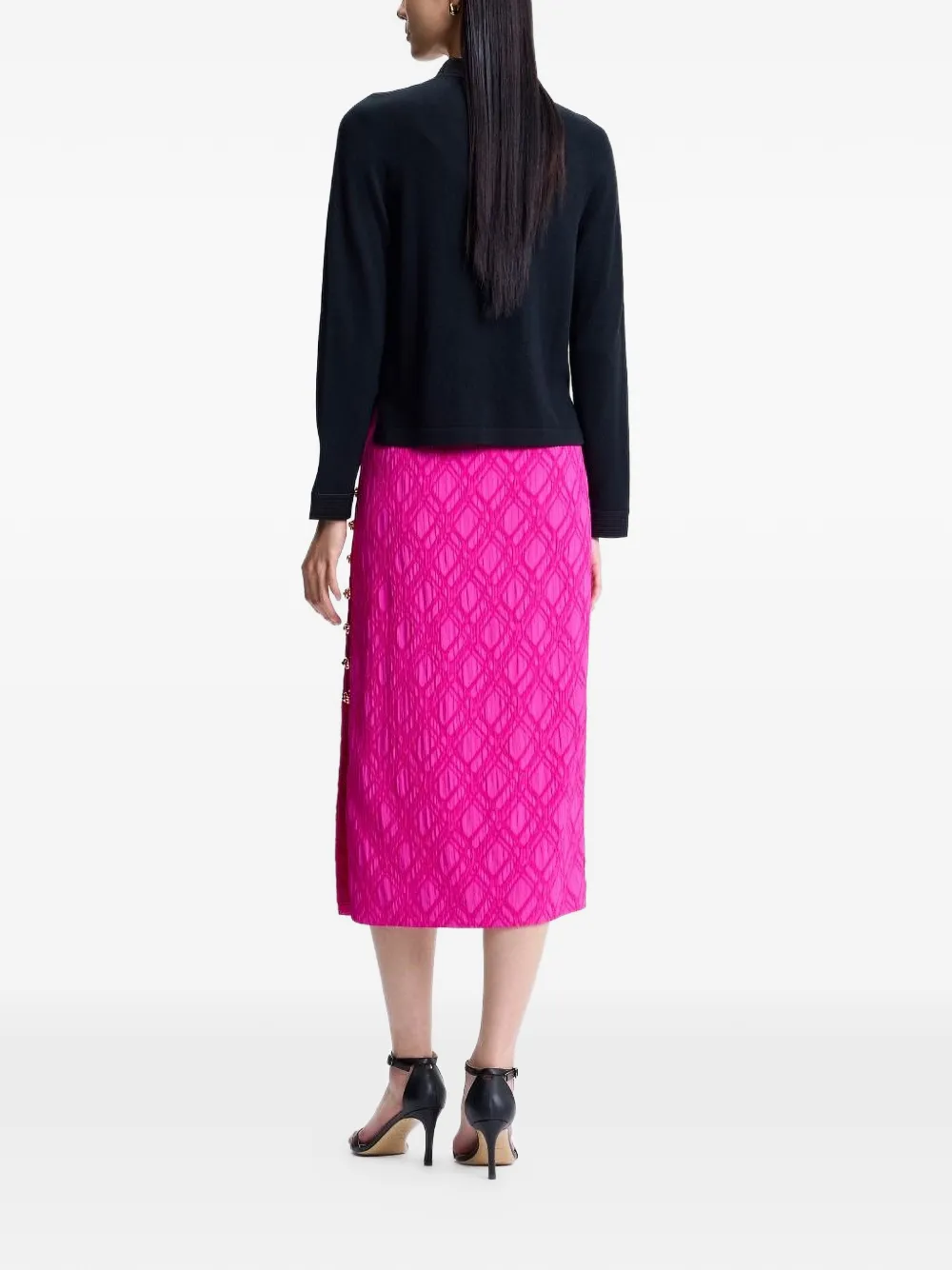 Flower Button Skirt