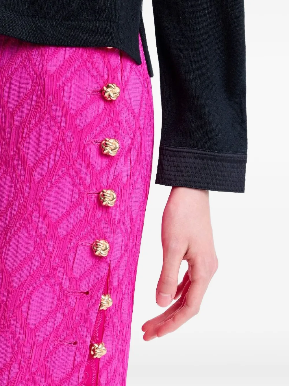 Flower Button Skirt