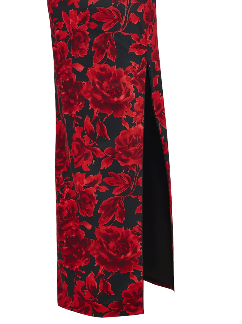 Shanghai Tang Jurk met bloemenprint Rood