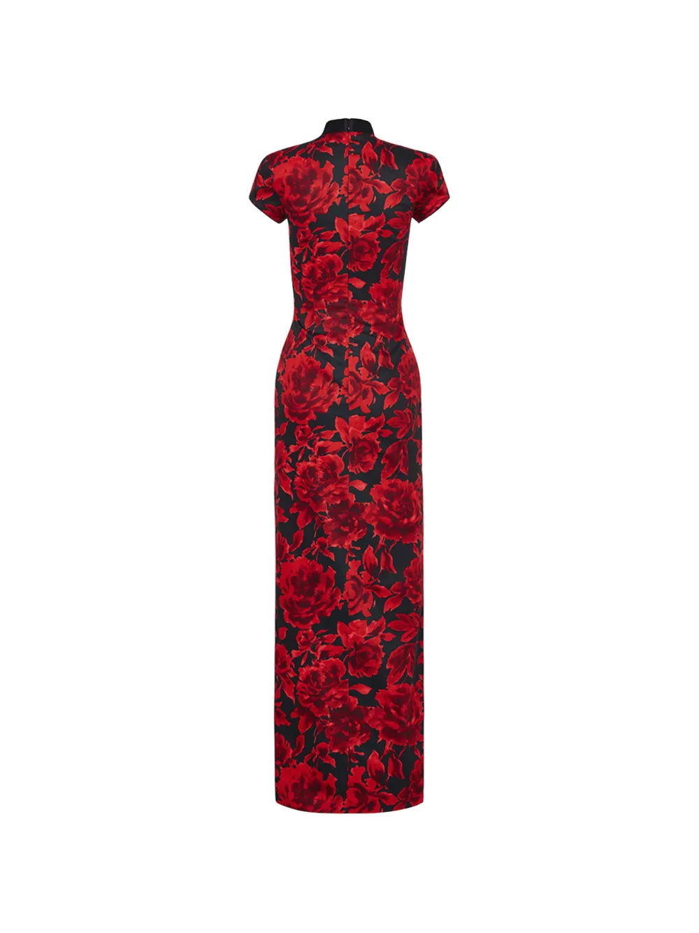 Shanghai Tang Jurk met bloemenprint Rood