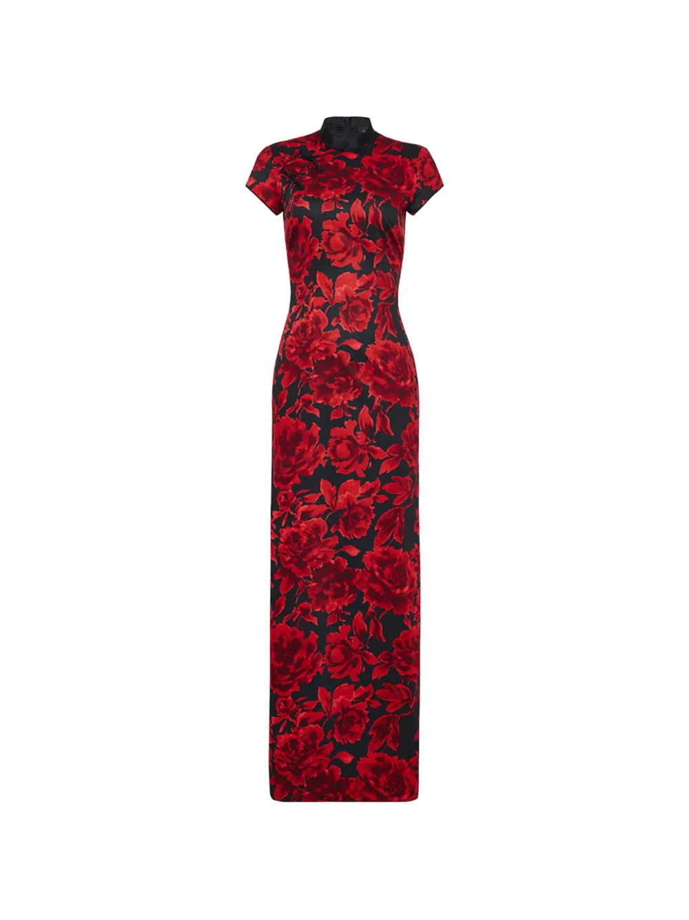 Shanghai Tang floral-print dress - Rot