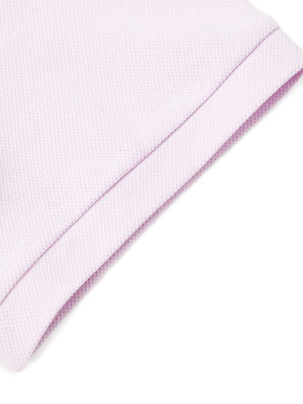 Horse-Embroidered Polo Top
