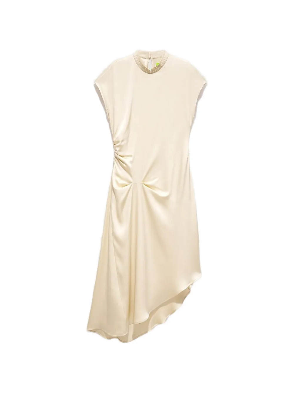 Shanghai Tang gathered asymmetric dress - Toni neutri