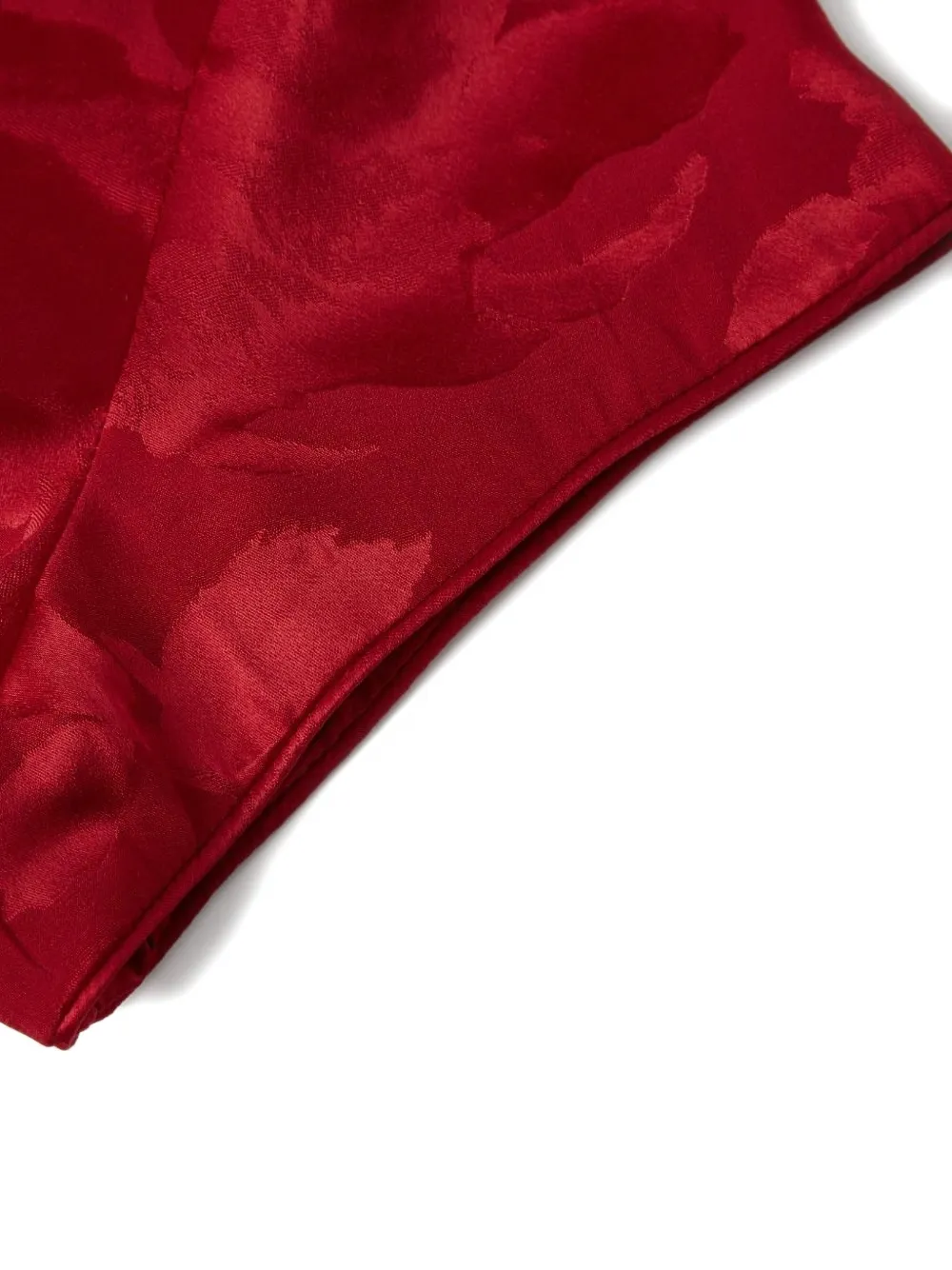 Shanghai Tang Jurk met bloemenprint Rood
