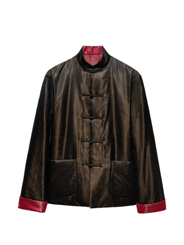 Shanghai Tang Reversible Pocket Jacket | Red | FARFETCH HK