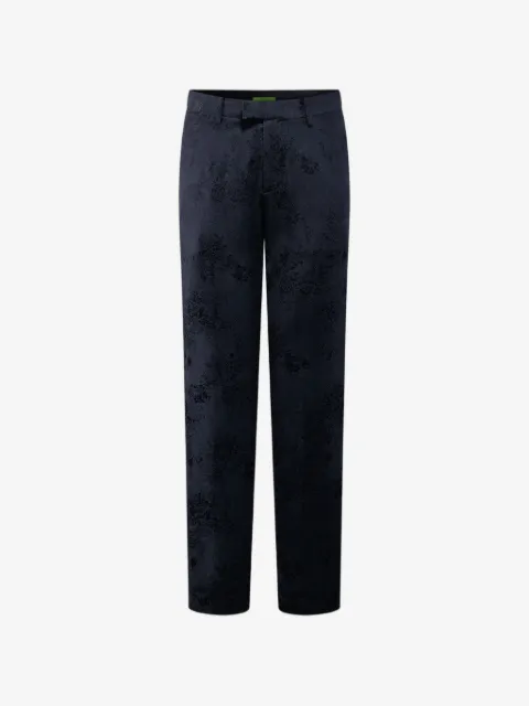 Shanghai Tang pantalones con estampado floral