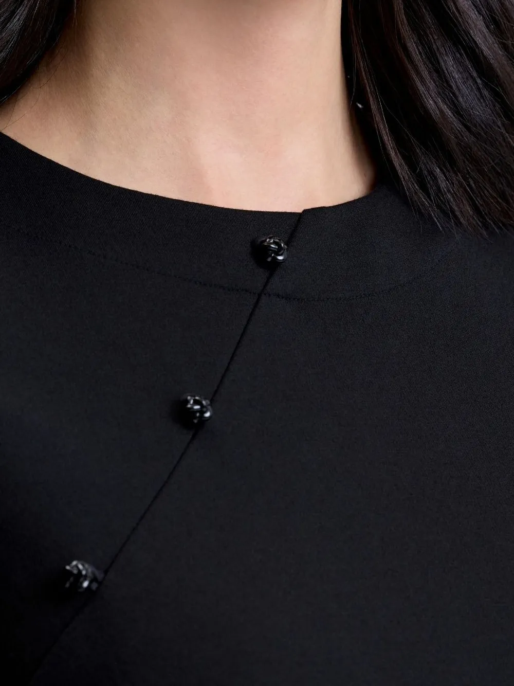Button Sleeveless Mini Dress