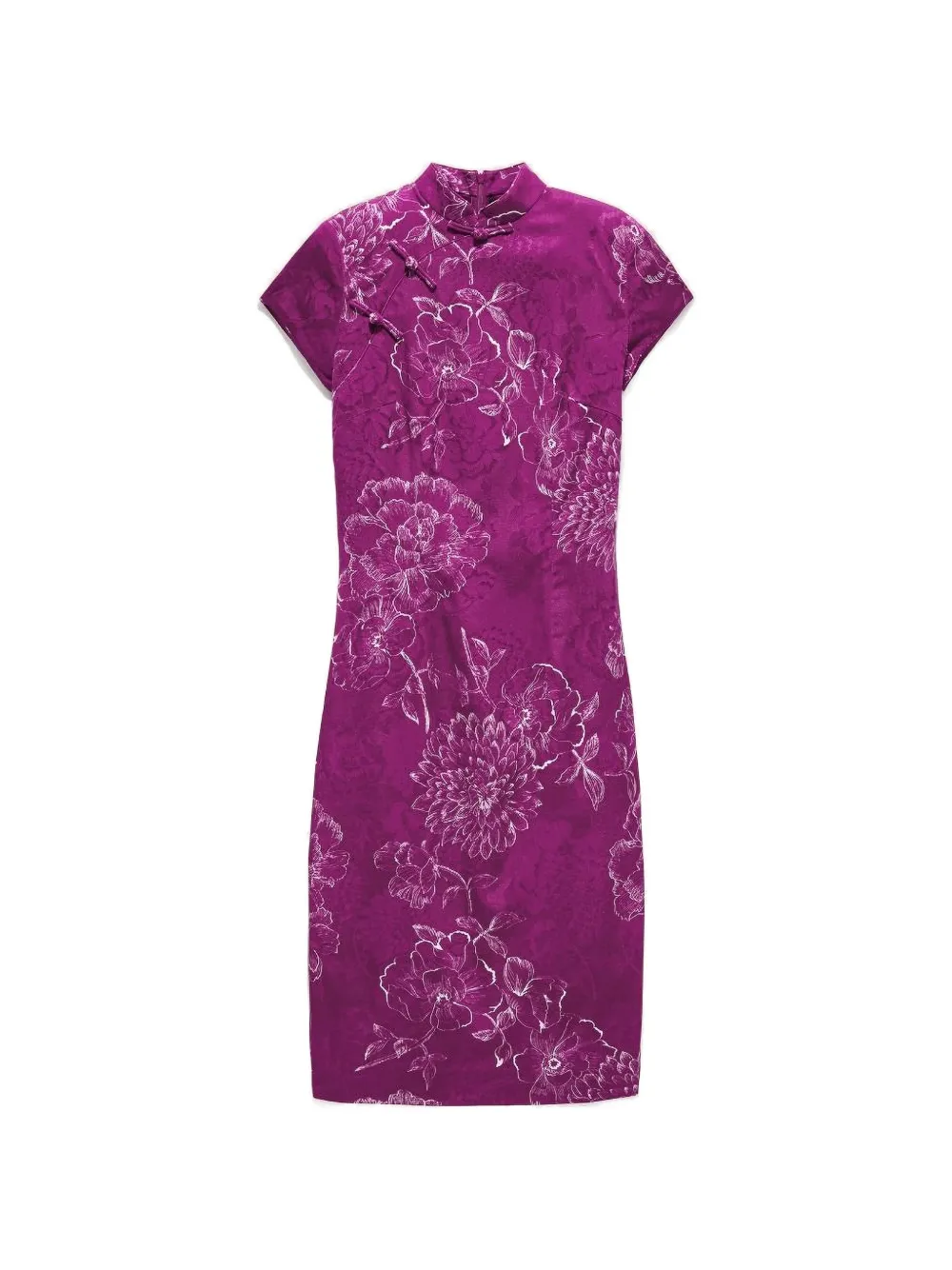 Shanghai Tang floral dress - Violett