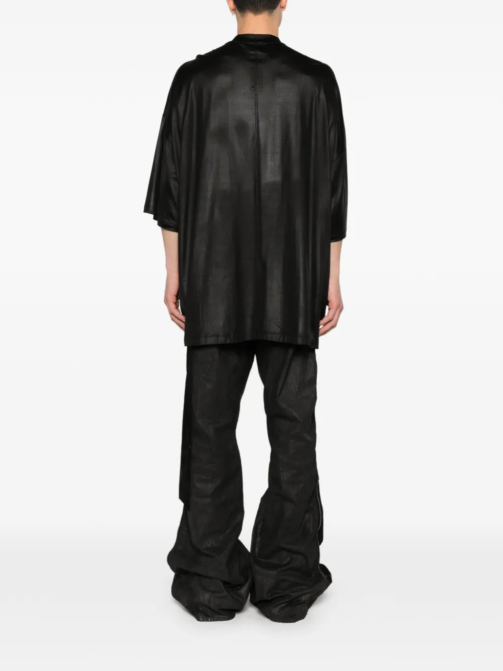 Rick Owens DRKSHDW Tommy T-shirt met strikdetail Zwart