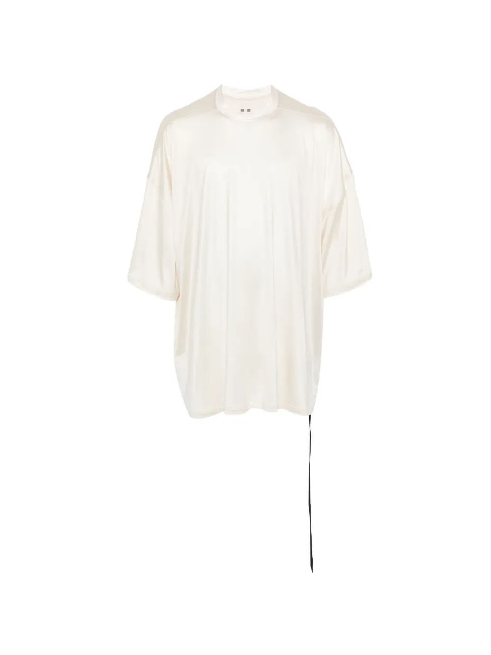 Rick Owens DRKSHDW Tommy T tie-detail T-shirt - Toni neutri