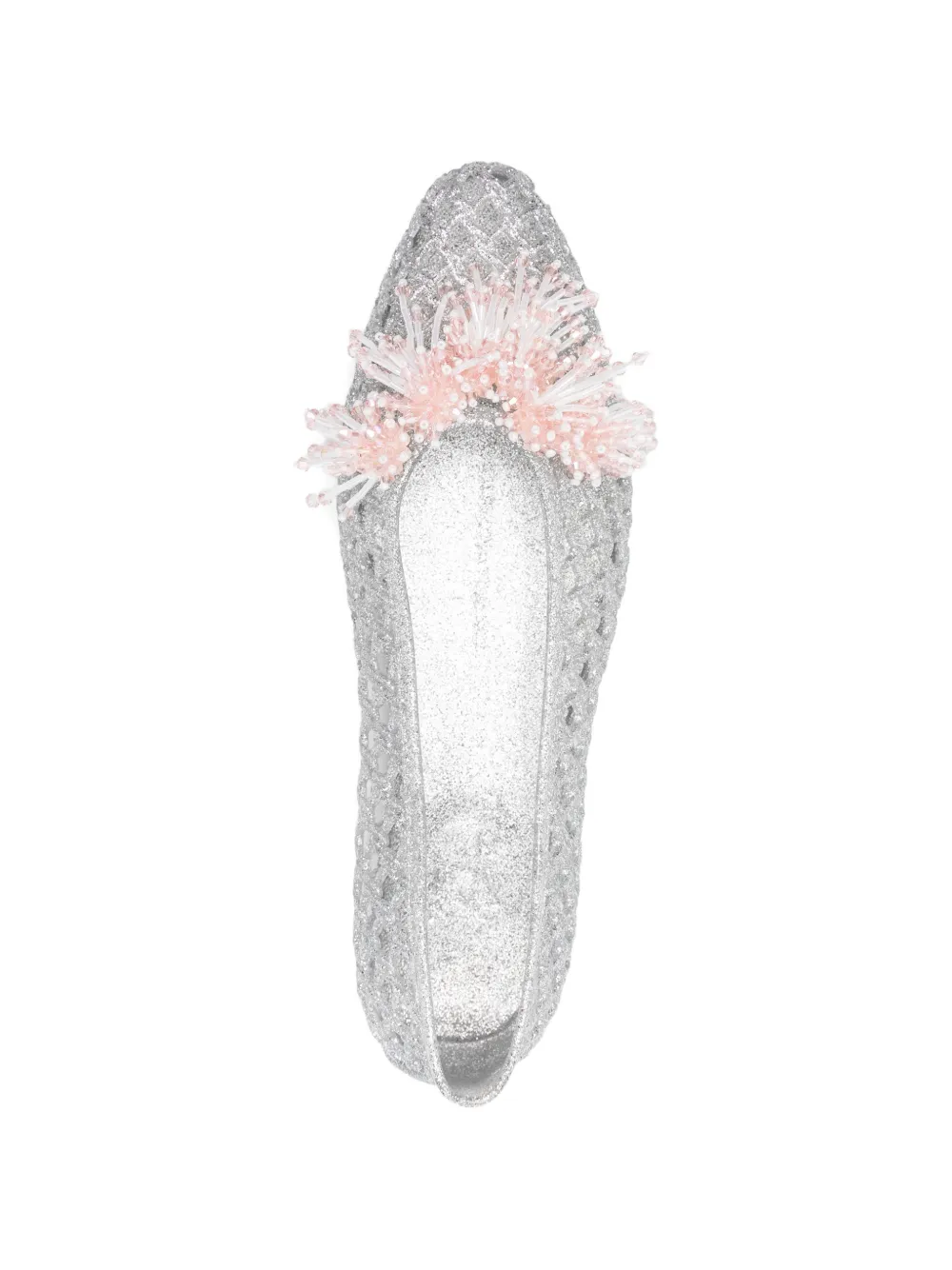 HEAVENLY JELLY Ballerina's met kwastje Zilver