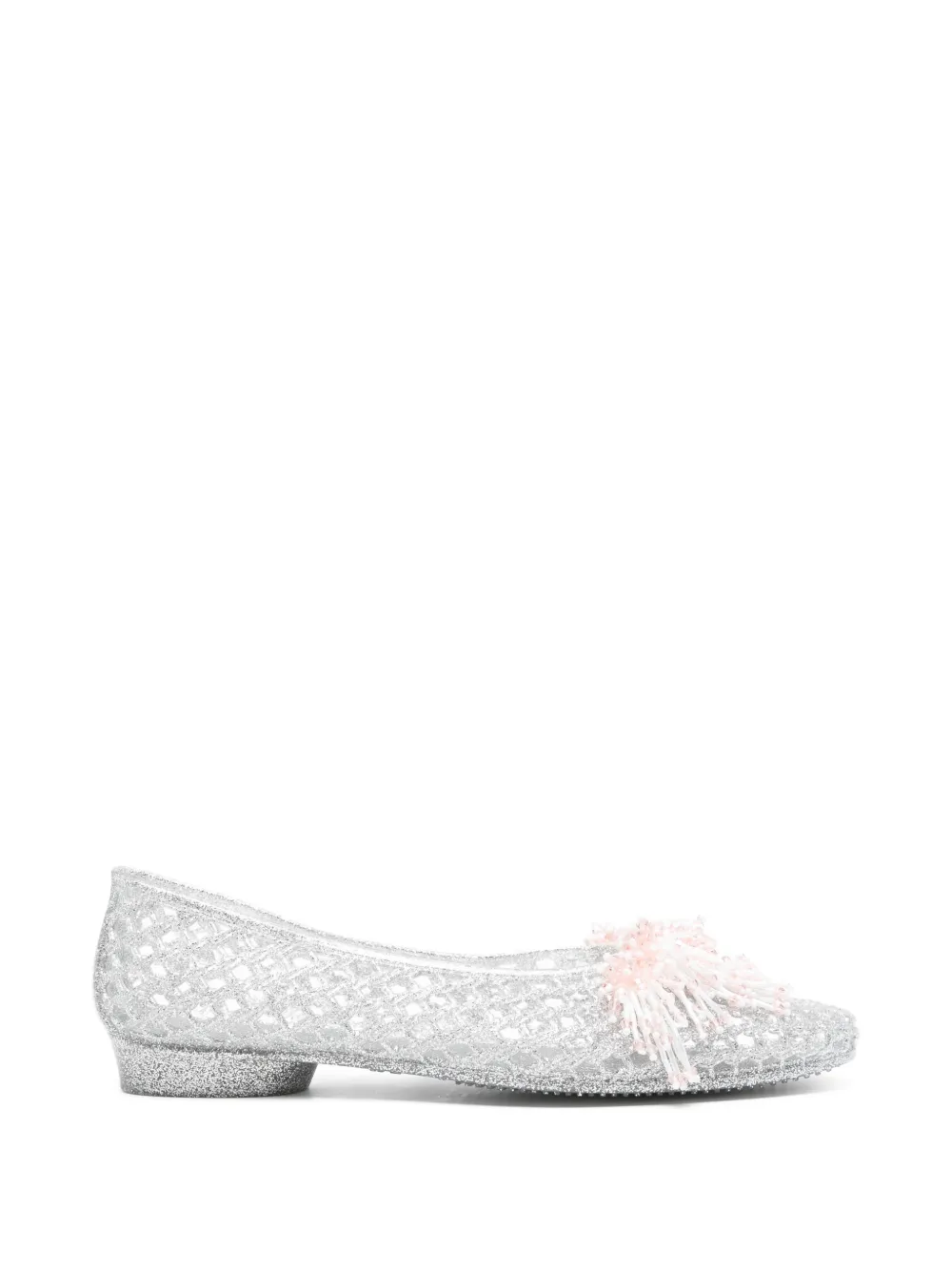 HEAVENLY JELLY tassel ballet flats - Argento