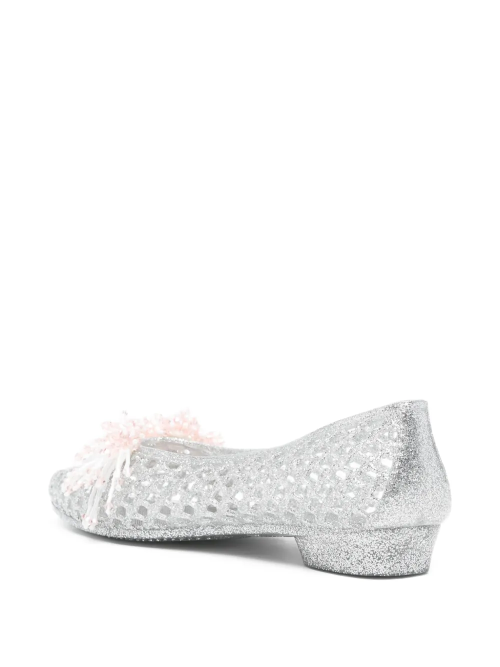 HEAVENLY JELLY Ballerina's met kwastje Zilver