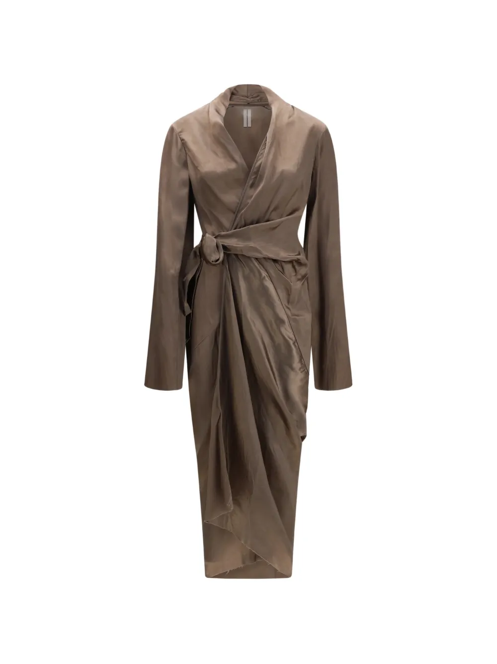 Rick Owens Abito wrap-style dress - Marrone
