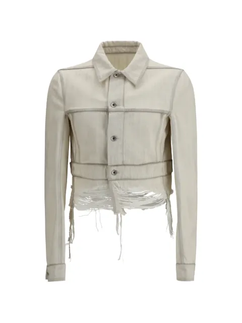 Rick Owens draped-hem jacket