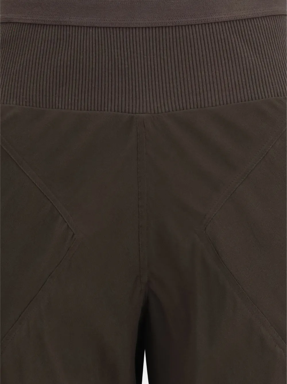 Rick Owens Broek met geribbelde tailleband Bruin