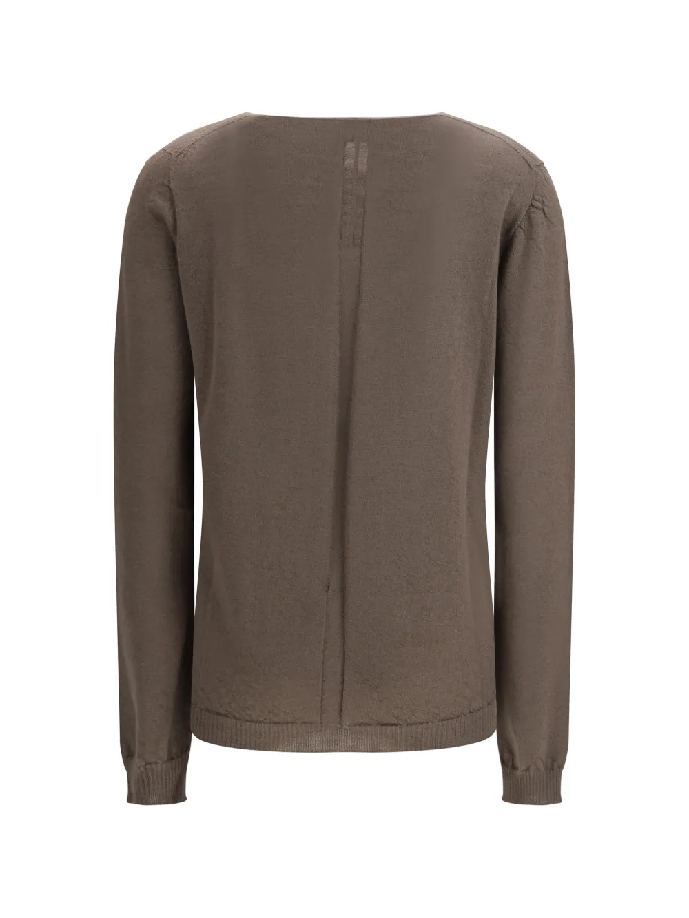 Rick Owens V-neck textured top - Marrone