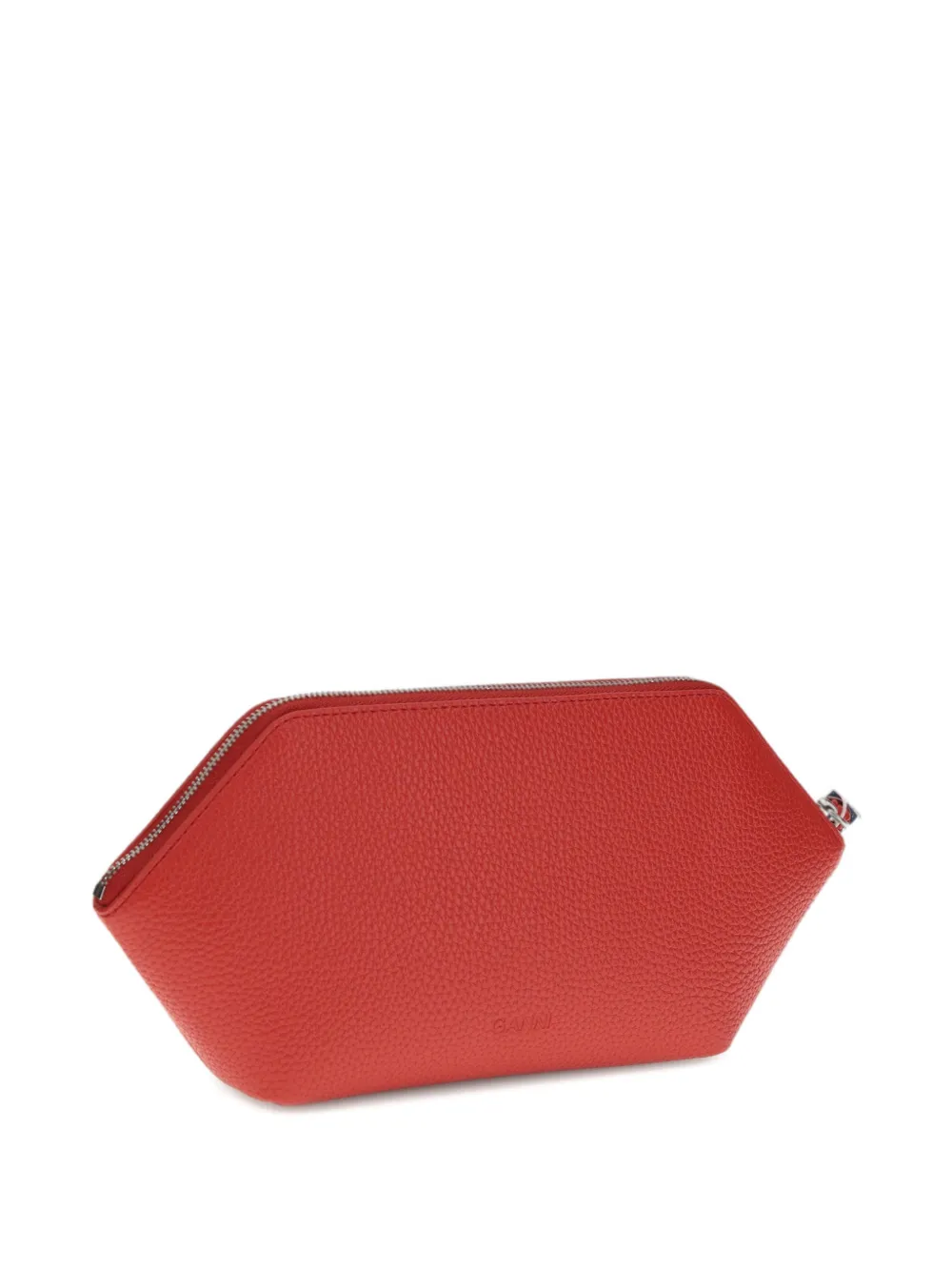 GANNI Bou make-up tas met logo Rood