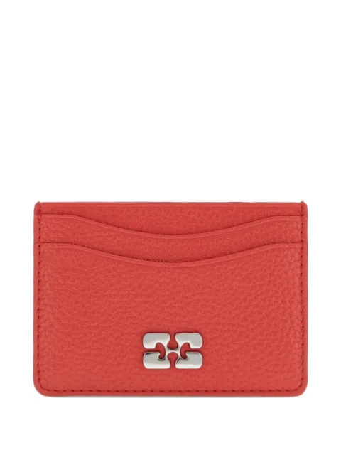 GANNI Bou grained card holder
