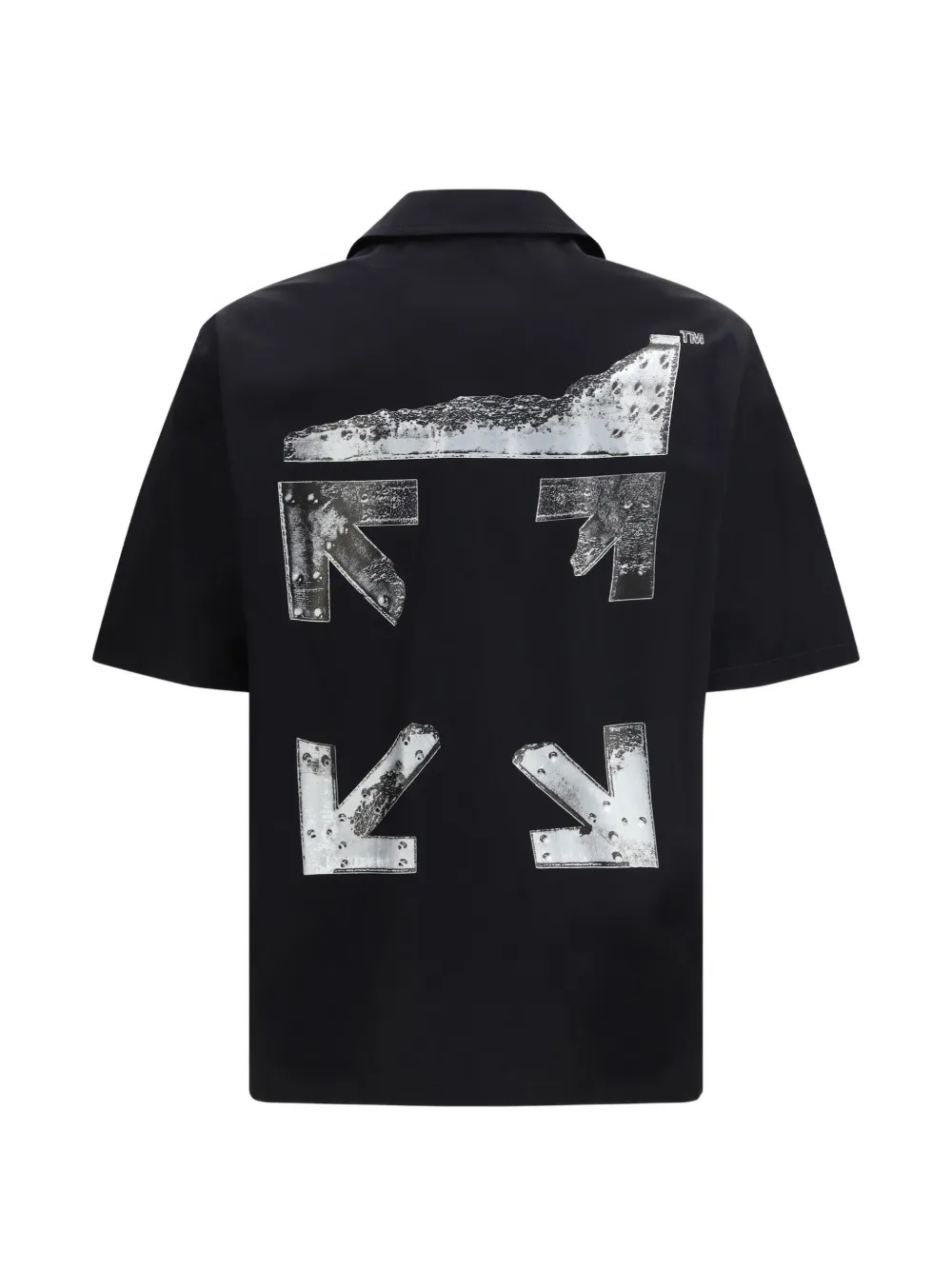 Off-White arrow-detail short-sleeve shirt - Schwarz